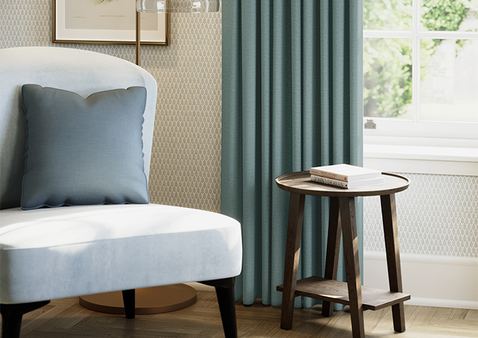 Oslo, Peacock - Made to Measure Curtains - Image 5